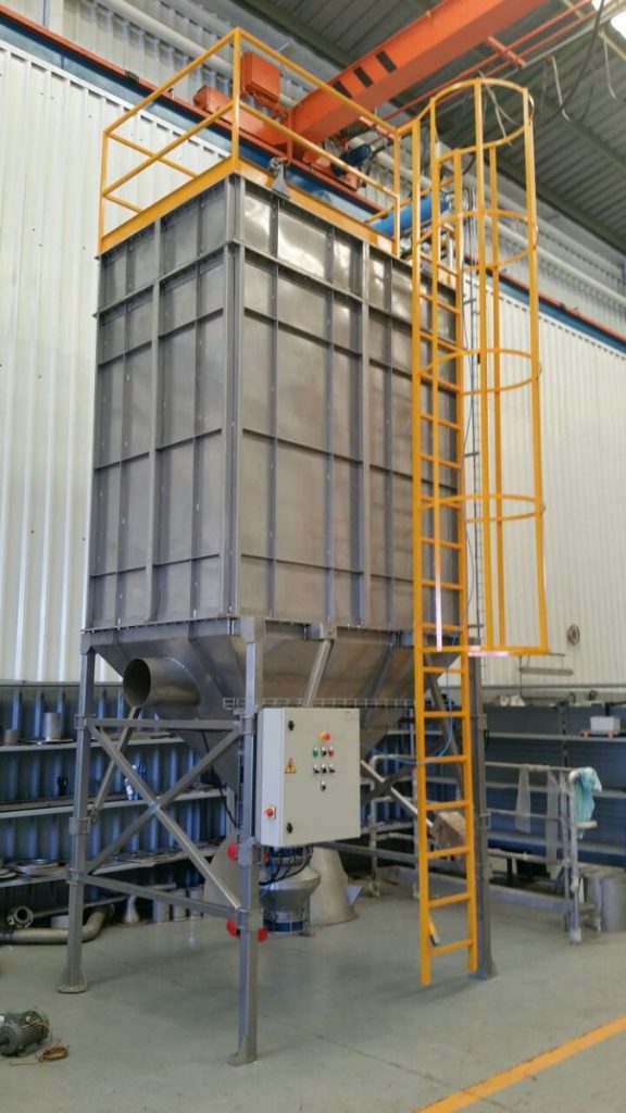 Construction of industrial machinery – suction filters