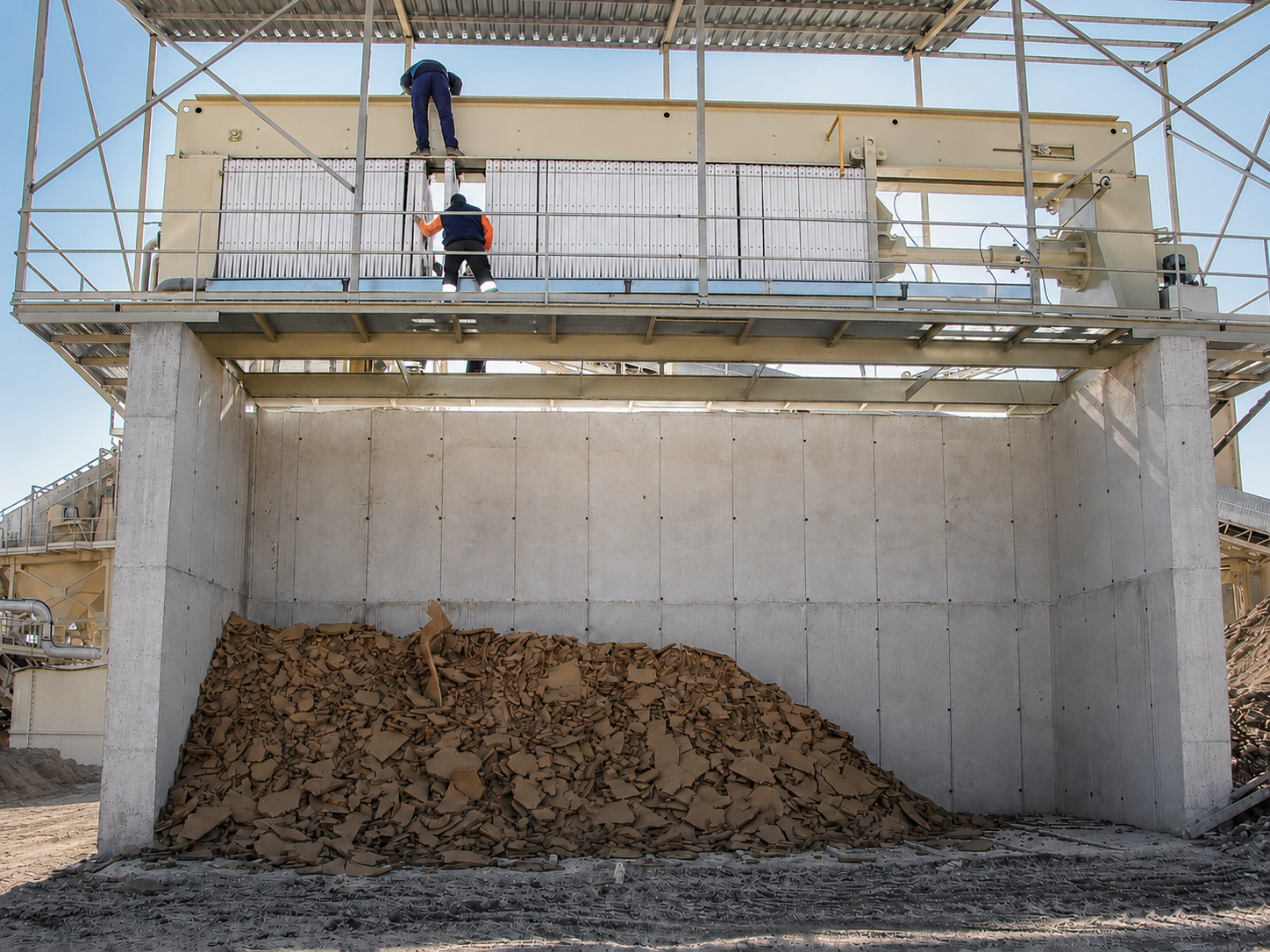 Materiales procesados en las instalaciones